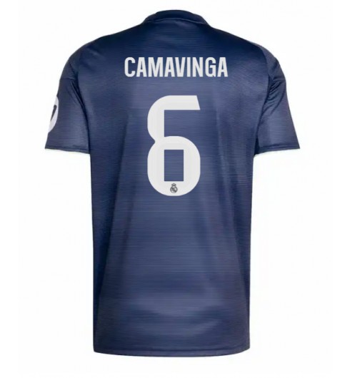 Real Madrid Eduardo Camavinga #6 Venkovní Dres 2025-26 Krátký Rukáv Real Madrid Eduardo Camavinga #6 Venkovní Dres 2025-26 Krátký Rukáv